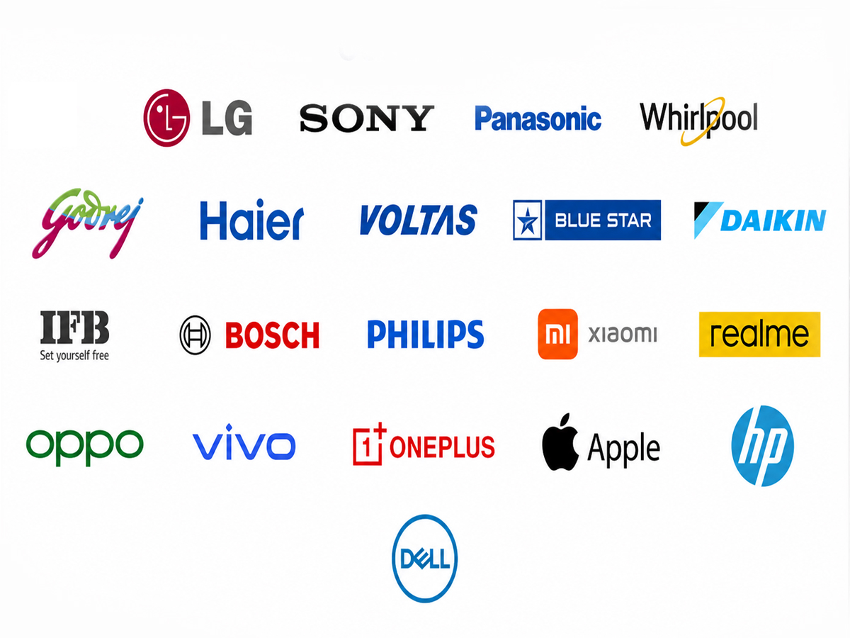 Global electronics brands Sony LG Onida Kodak available at Sahu Agencies stores