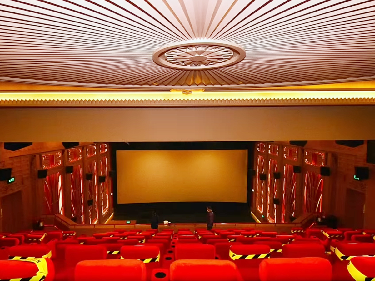Modern PVR cinema experience Sahu Cinemas digital projection
