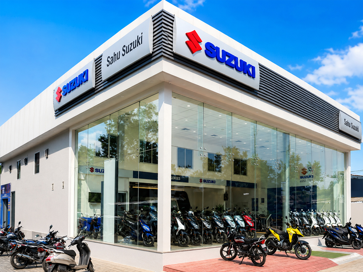 Sahu Suzuki authorized Suzuki motorcycle showroom in Lucknow